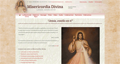 Desktop Screenshot of misericordiadivina.org