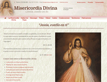 Tablet Screenshot of misericordiadivina.org